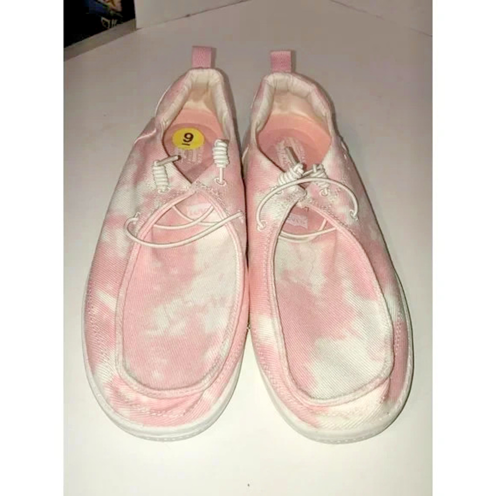 NWT Women's 9 LEVIS slip on tie dye shoes pink white casual spring summer NEW